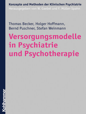 cover image of Versorgungsmodelle in Psychiatrie und Psychotherapie